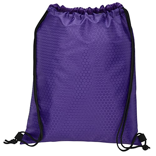 Additional Image 2 - a purple backpack with black straps
