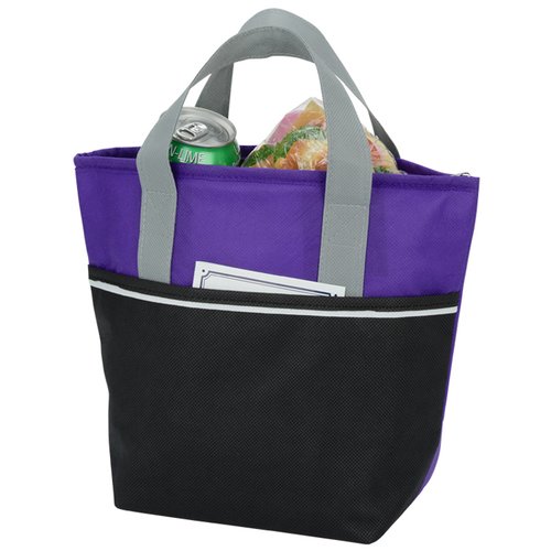 Additional Image 3 - a purple bag with a grey handle