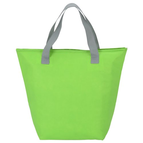 Additional Image 1 - a green bag with gray handles