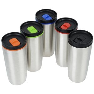 Additional Image 1 - a group of silver containers with different colors