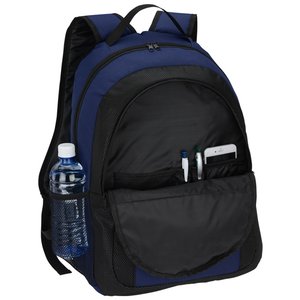 Additional Image 2 - a black and blue backpack