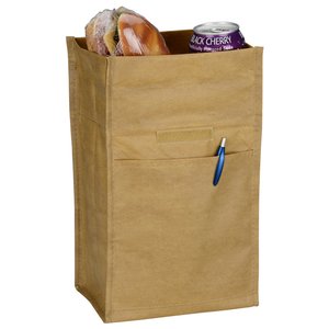 Additional Image 1 - a brown paper bag with a lock