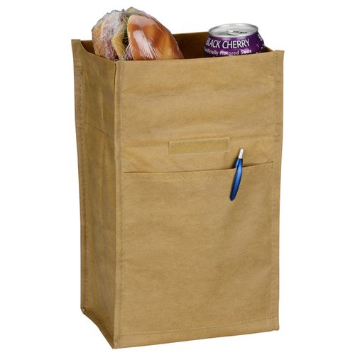 Additional Image 1 - a brown paper bag with a lock