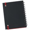 Additional Image 4 - a black notebook with red edges