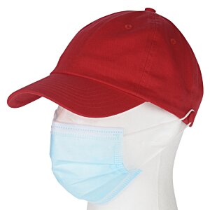 Additional Image 3 - a red hat with a face mask