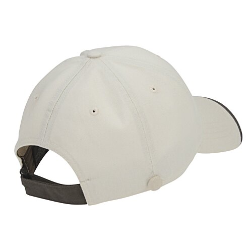 Additional Image 1 - a white hat with a black strap