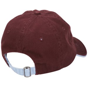 Additional Image 2 - a red hat with a white strap