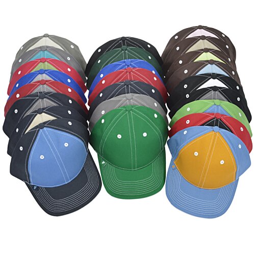 Additional Image 2 - a group of colorful caps