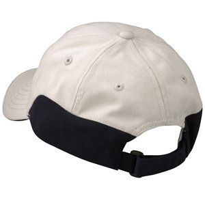 Additional Image 2 - a white hat with a black band
