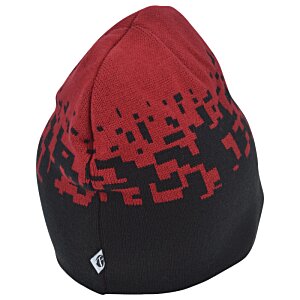 Additional Image 1 - a red and black beanie