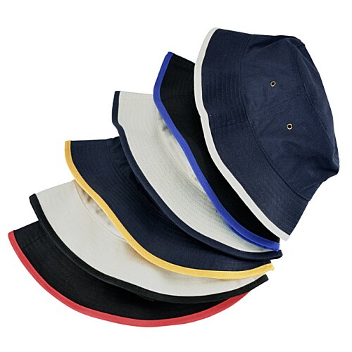 Additional Image 3 - a stack of different colored hats