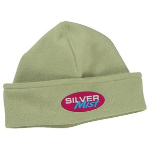 Additional Image 2 - a green hat with a red logo