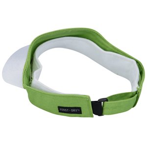 Additional Image 2 - a green visor with a black strap