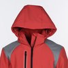 View Image 3 of 3 of Contrasting Color Hooded Soft Shell Jacket - Men's