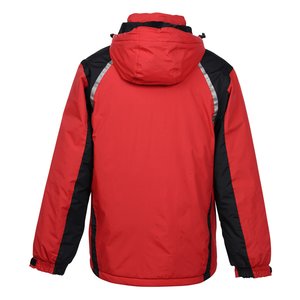 Additional Image 3 - a red and black jacket
