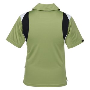 Additional Image 1 - a back view of a green shirt