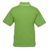 View Image 2 of 3 of Tipped Combed Cotton Pique Polo - Men's - 24 hr