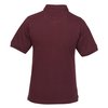 View Image 3 of 3 of Classic Combed Cotton Pique Polo with Pocket