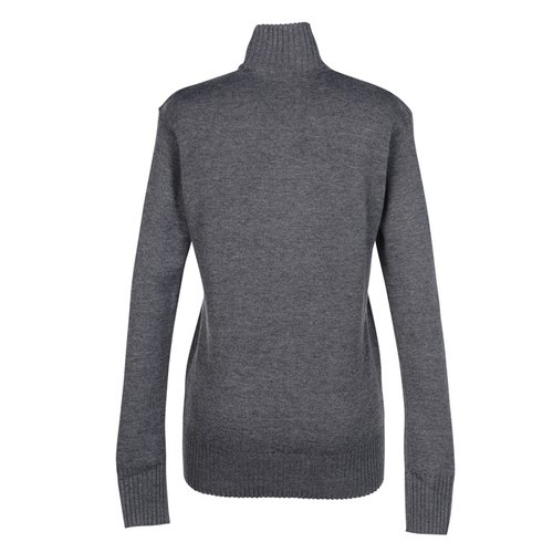 Additional Image 2 - a grey turtleneck sweater