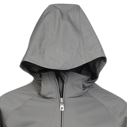 Additional Image 2 - a grey jacket with a hood