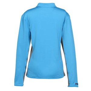 Additional Image 1 - a blue long sleeved shirt