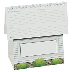 Additional Image 3 - a white calendar with a green design