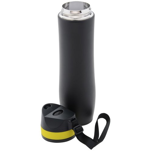 Additional Image 2 - a black and yellow water bottle
