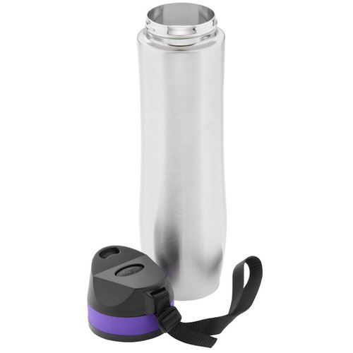 Additional Image 2 - a silver cylinder with a black cap
