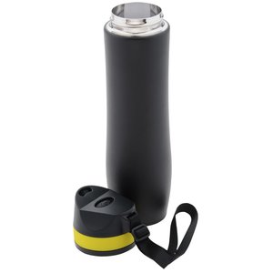 Additional Image 2 - a black and yellow water bottle