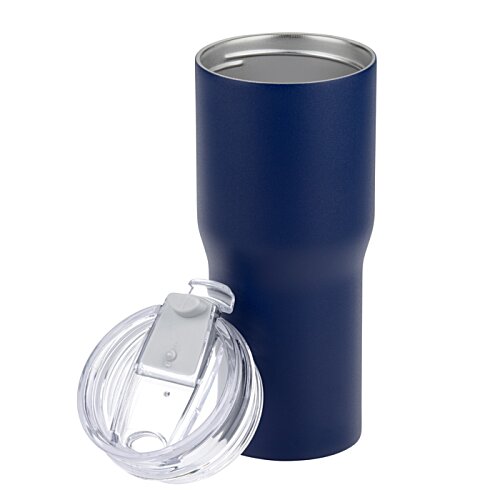 Additional Image 2 - a blue tumbler with a lid