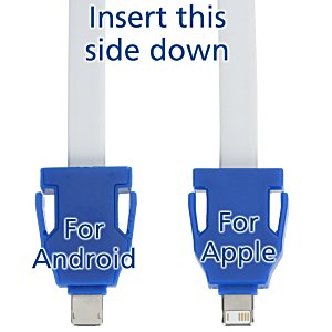 Additional Image 4 - a close up of a blue and white strap