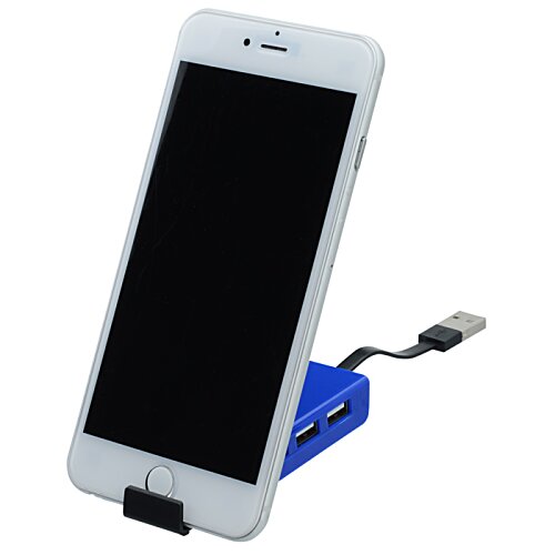 Additional Image 4 - a white cell phone with a blue charger