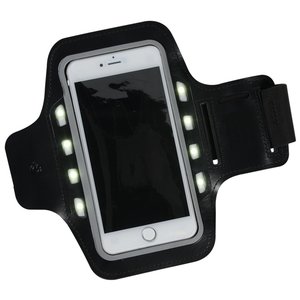 Additional Image 4 - a black wristband with a white phone screen