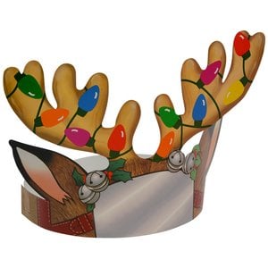 Additional Image 1 - a colorful antlers on a white background