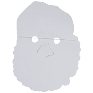 Additional Image 2 - a white face mask with two holes
