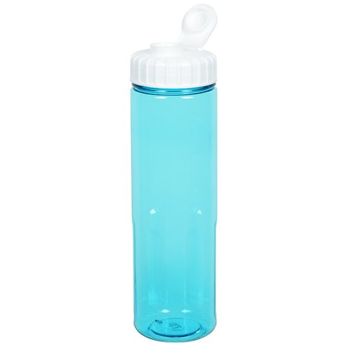 Additional Image 1 - a blue liquid in a plastic bottle