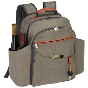 Additional Image 1 - a backpack with a bottle and a wine bottle in it