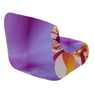 Additional Image 1 - a purple and yellow chair