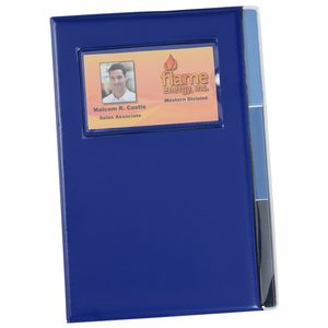 Additional Image 4 - a blue folder with a label