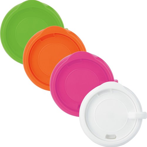 Additional Image 1 - a group of colorful plastic plates