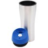 View Image 2 of 2 of Stainless Tumbler with Press-Button Lid - 15 oz. - 24 hr