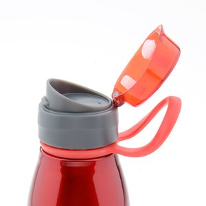 Additional Image 2 - a red water bottle with a red lid
