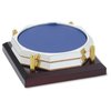 View Image 2 of 2 of Two Octagon Coasters with Solid Cherry Tray - Round Medallion