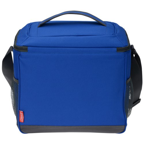 Additional Image 2 - a blue cooler bag with black handles