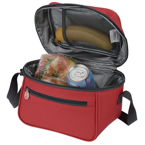 Additional Image 1 - a red bag with a black strap
