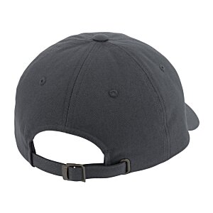 Additional Image 2 - a black hat with a brown band