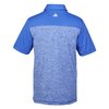 View Image 3 of 3 of adidas Golf Heather Colorblock Polo - Men's