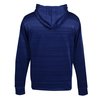 View Image 2 of 3 of J. America Striped Poly Fleece Hoodie - Men's - Embroidered