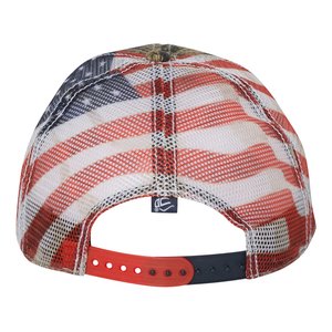 Additional Image 2 - a hat with a flag on it
