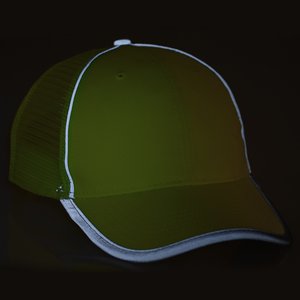 Additional Image 2 - a green hat with white trim